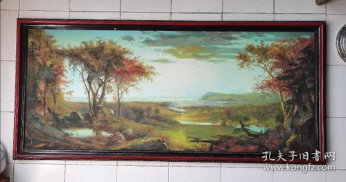 油畫精品 晨光初露 手工繪畫原作