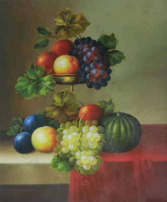 藝術手繪靜物油畫