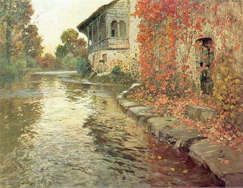 挪威畫家約翰 弗雷德里克 索洛風景油畫作品欣賞