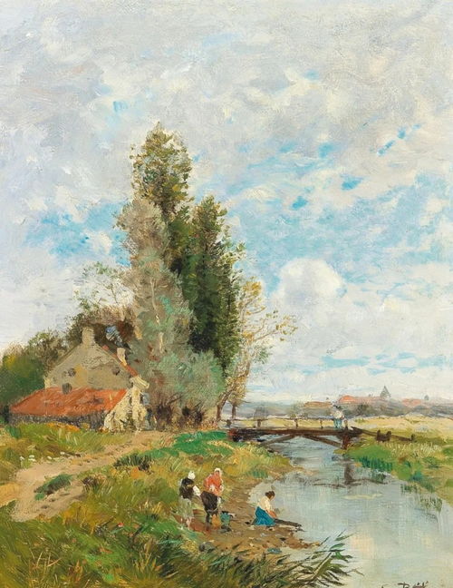 油畫風景欣賞 edmond marie petitjean