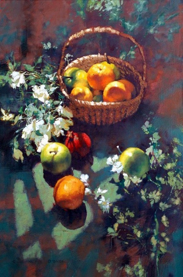 美國畫家邁克爾&middot;杜人物和靜物油畫作品欣賞