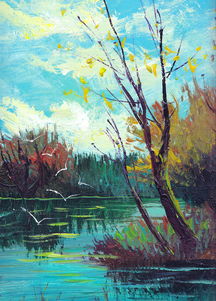 風景油畫圖片高清圖片免費下載 jpg格式 719像素 編號26029453 千圖網