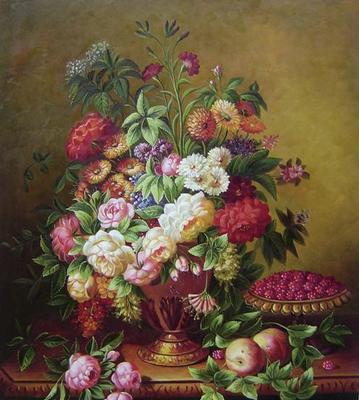 【特價古典花卉油畫 手繪油畫批發 關玄無框畫批發51486】價格_廠家_圖片