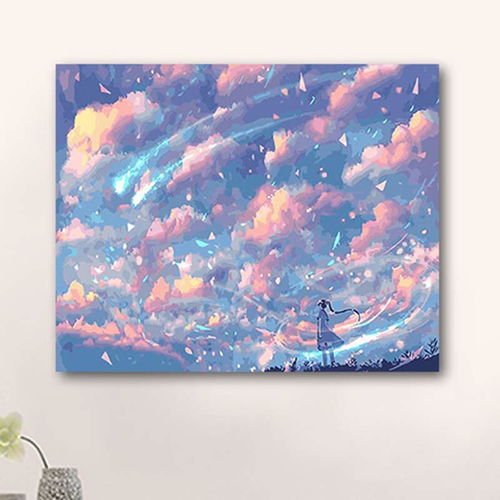 diy數(shù)字油畫減壓畫人物動(dòng)物卡通動(dòng)漫填色畫涂色油彩畫手工裝飾畫