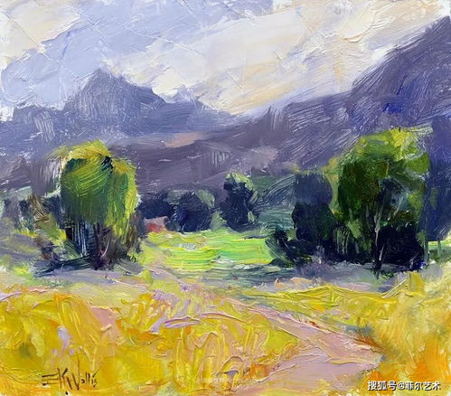 美國畫家埃里克 沃利斯迷人的色彩,醉人的風景油畫,太美了