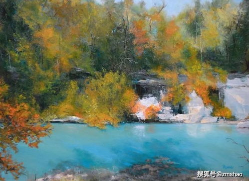 風景油畫中的那一抹光,簡直太美了...