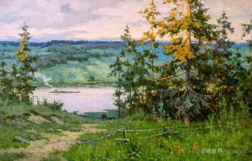 柔美的俄羅斯風景 謝爾蓋·德明的油畫藝術