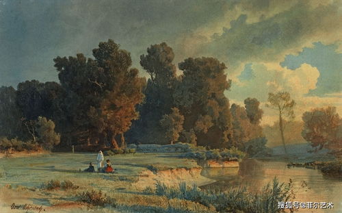 光影詩人 奧斯瓦爾德·阿亨巴赫風景油畫作品合輯（五）賞析