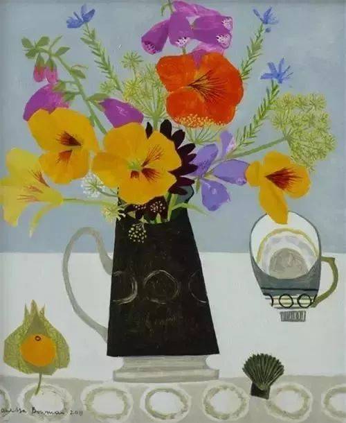 凡妮莎·鮑曼 日常用品的簡潔美與靜物油畫的詩意重構